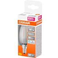 Bombilla Led E14 vela 4W 6500k de luz fría OSRAM, caja 1 ud