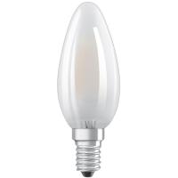 Bombilla Led E14 vela 4W 6500k de luz fría OSRAM, caja 1 ud