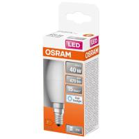 Bombilla Led E14 vela 5,5W 6500k de luz fría OSRAM, caja 1 ud