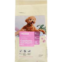 Alimento para perro mini cachorro EROSKI, saco 1,5 kg