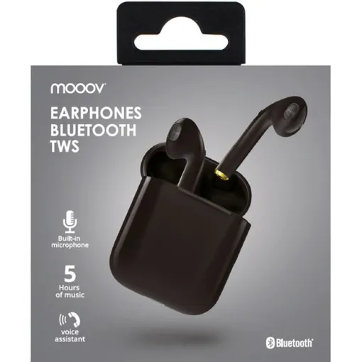 Auriculares botón negro/oro bluetooth, Mooov 618311 METRONIC
