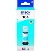 Cartucho de tinta original cian, Ecotank 104 EPSON, 1 ud