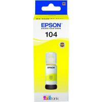 Cartucho de tinta original amarillo, Ecotank 104 EPSON, 1 ud