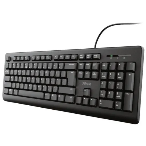 Teclado negro con cable, Primo TRUST