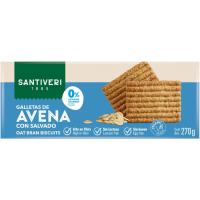 Galletas de salvado de avena SANTIVERI, paquete 270 g Galletas de salvado de avena SANTIVERI, paquete 270 g