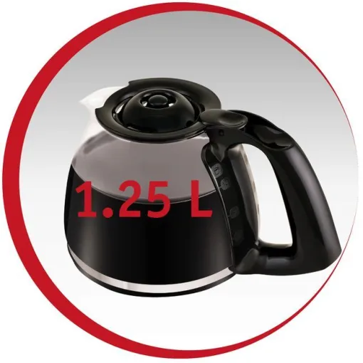 Cafetera de goteo, 15 tazas, FG370811 Subito Select MOULINEX 