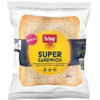 Pan de molde blanco XL sin gluten SCHAR, paquete 280 g Pan de molde blanco XL sin gluten SCHAR, paquete 280 g