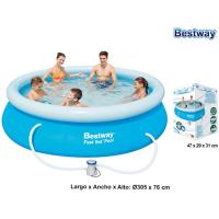 Piscina desmontable autoportante 305x76 cm, Fast Set BESTWAY, 1 ud