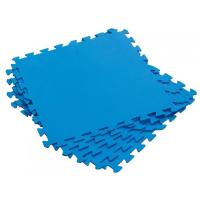 Protector de suelo, goma azul, 50x50 cm BESTWAY, pack 9 uds