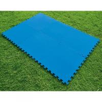Protector de suelo, goma azul, 50x50 cm BESTWAY, pack 9 uds