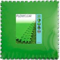 Protector de suelo, polipropileno verde, 78x78 cm BESTWAY, pack 9 uds