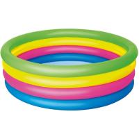 Piscina inflable 4 anillos colores Ø157x46cm edad rec:+3 años BESTWAY, 1 ud