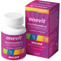 Multivitamínico vegetal para mujer ONEVIT, bote 30+15 cápsulas