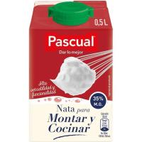 Nata para montar y cocinar PASCUAL, brik 500 ml