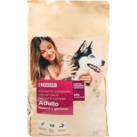 Alimento con ternera para perro EROSKI, saco 4 kg