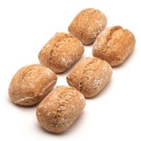 Panecillo 100% integral EROSKI, 10 uds, bolsa 550 g
