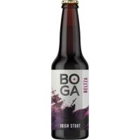 Cerveza Beltza Irish extra shout BOGA, botellín 33 cl