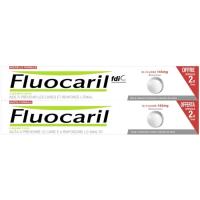 Pasta dentífrica bifluor blanqueadora FLUOCARIL, pack 2x75 ml