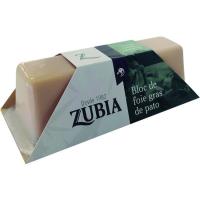 ZUBIA ahatezko mi cuit foie gras blokea, terrina 110 g