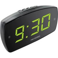 Reloj despertador digital negro doble alarma 477006 XL2 METRONIC