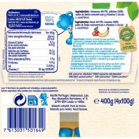 Tarrina de manzana-plátano NESTLÉ, pack 4x100 g
