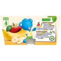 Tarrina de manzana-plátano NESTLÉ, pack 4x100 g