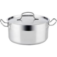 Cacerola Azzero con tapa, acero inoxidable, apta para todo tipo de cocinas QD, Ø28 cm Cacerola Azzero con tapa, acero inoxidable, apta para todo tipo de cocinas QD, Ø28 cm