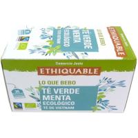 Té verde con menta bio ETHIQUABLE, caja 20 sobres
