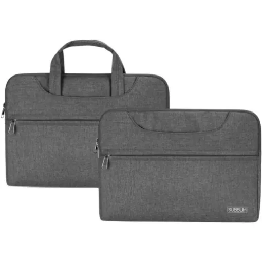 Maletín gris para portátil de hasta 15,6", Business SUBBLIM