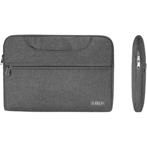Maletín gris para portátil de hasta 15,6", Business SUBBLIM