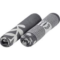 Paños de cocina rizo y sarga, 100% algodón, E425 EROSKI, 50x50cm 2uds