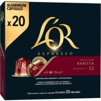 L 'OR BARISTA Nespresso hautaketa, paketea 20 monodosi