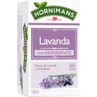 Infusión de lavanda con arándanos HORNIMANS, caja 20 sobres