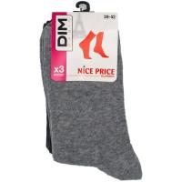 Calcetín mujer, de vestir, color surtido, talla 39/42 DIM, 3 pares