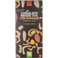 Chocolate 70% naranja eco VERITAS, tableta 100 g