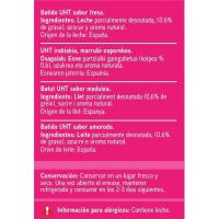 Batido de fresa EROSKI, botella 1 litro