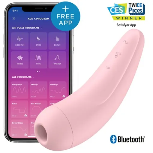 Estimulador succionador Curvy 2+ pink SATIFYER