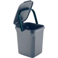 DENOX zaborrontzi grisa, edukiera 10 l, 23,5x26,5x28,5 cm