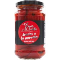Piquillo extra asado a la parrilla JOYAS DEL VALLE, frasco 295 g
