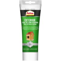 Silicona uso exterior color blanco PATTEX, tubo 80 ml
