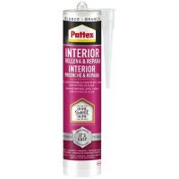 Silicona uso interior color blanco PATTEX, tubo 280 ml