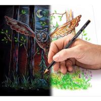 Lápices de madera, colores acuareables, super soft Noris STAEDTLER, caja 24 uds