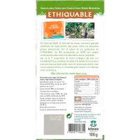 Chocolate negro 88% cacao Costa Marfil ETHIQUABLE, tableta 100 g