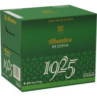 Cerveza Reserva 1925 ALHAMBRA, pack botellín 12x33 cl