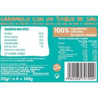 Barritas de cereales sabor caramel salt NAKD, caja 140 g