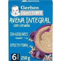 Papilla de avena con ciruela GERBER, caja 250 g