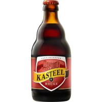Cerveza belga Rouge KASTEEL, botellín 33 cl