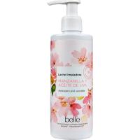 Leche limpiadora para piel sensible BELLE, dosificador 250 ml
