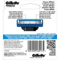 Cargador de afeitar GILLETTE MACH 3 TURBO, pack 8 uds
