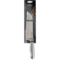 Cuchillo Santoku, acero inoxidable japonés ccr+ NIROSTA, 18 cm